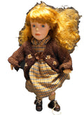 Boyd's Bears Yesterdays Child Autumn Porcelain Doll Limited Edition 2000