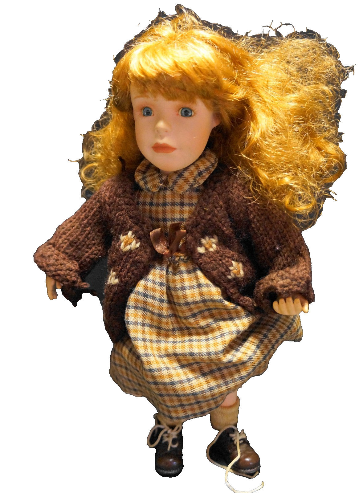 Boyd's Bears Yesterdays Child Autumn Porcelain Doll Limited Edition 2000