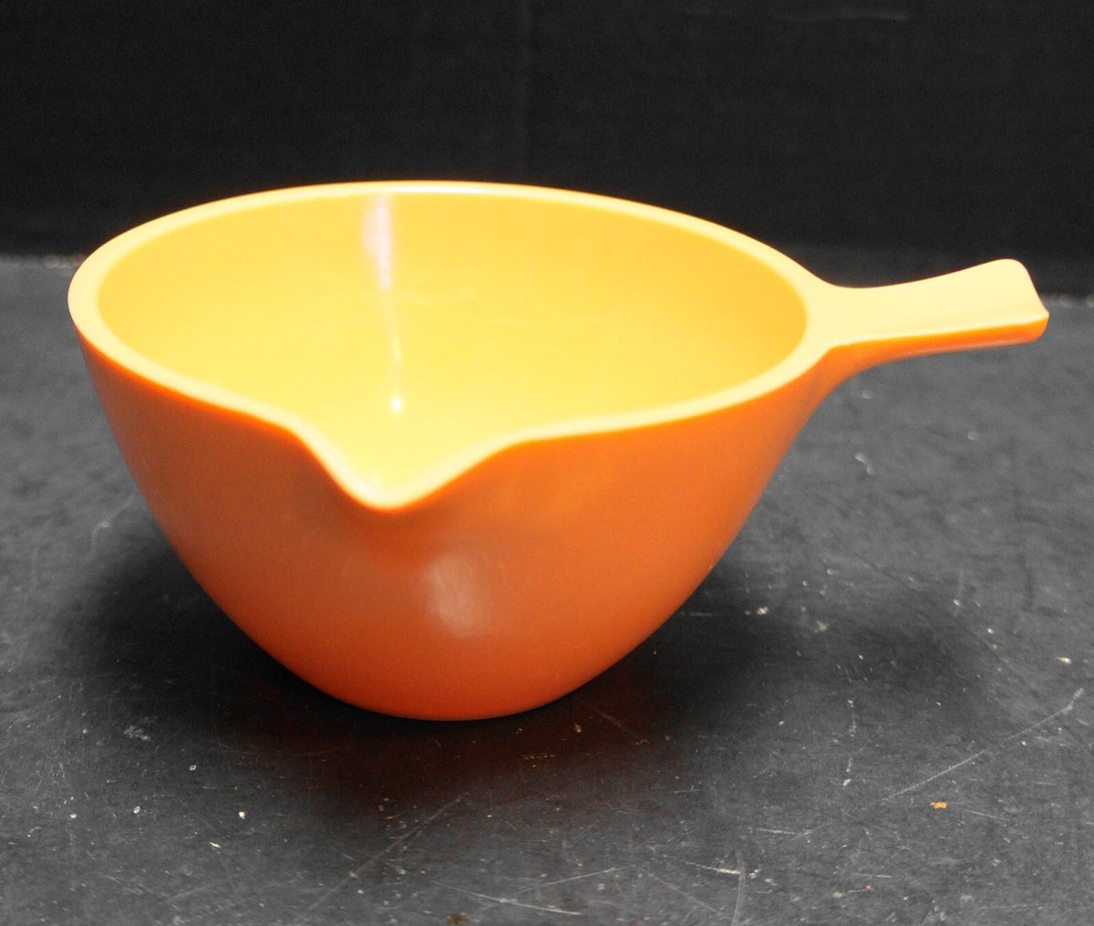 Orange Melmac Small Gravy Boat or Creamer Made in Chicago