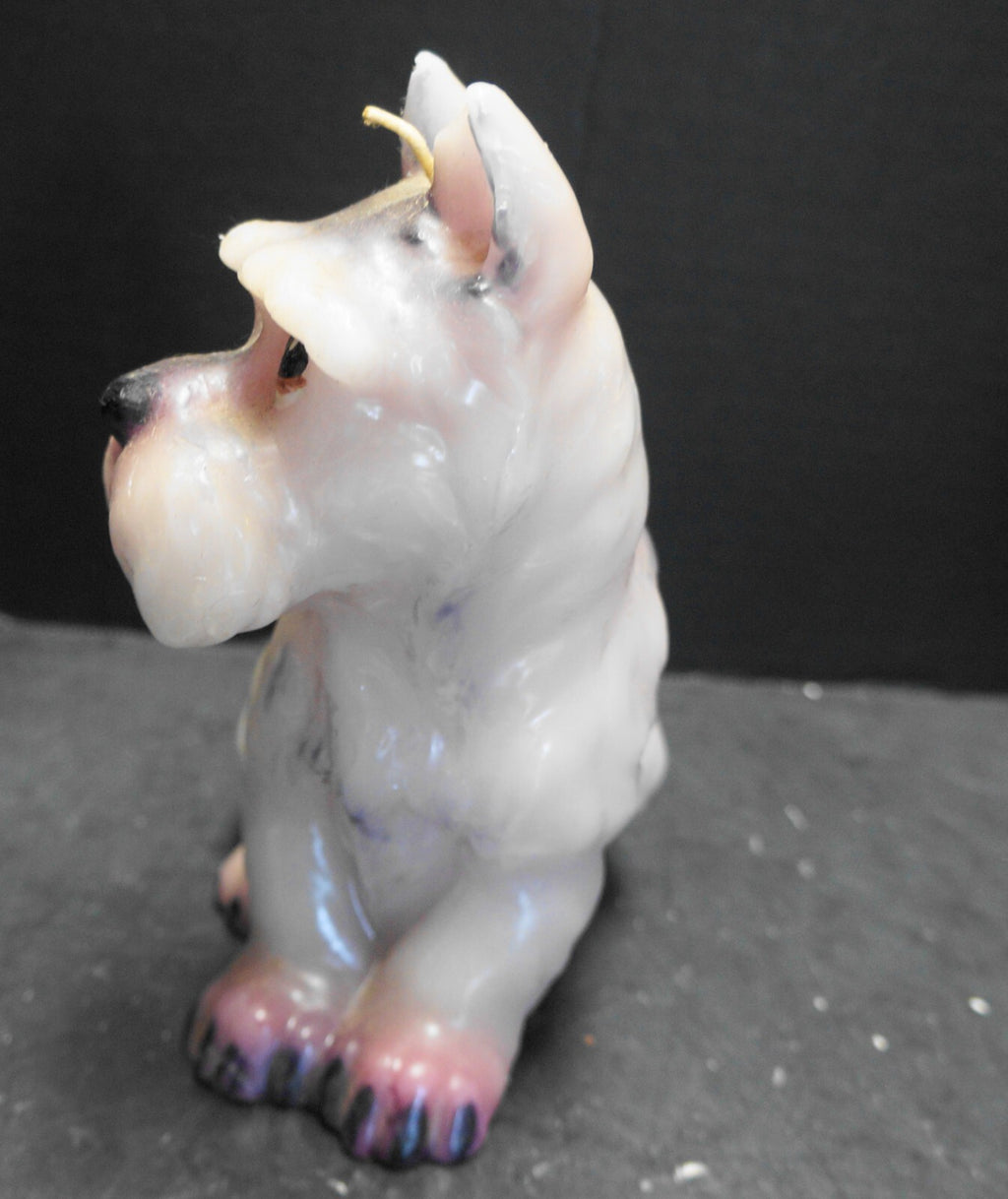 Wicks 'N Sticks Schnauzer Dog Figural Shaped Candle