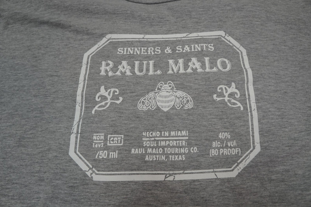 Raul Malo Sinners & Saints Gray T Shirt XL
