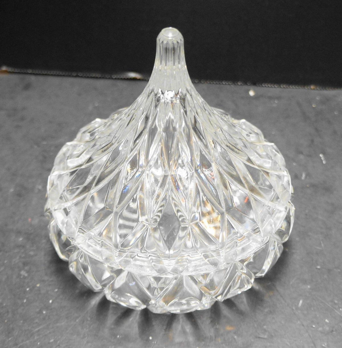 Crystal Hershey's Kiss Candy Dish HFC 1994