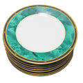 Retroneu Jade Garland Salad Plates Set of 8