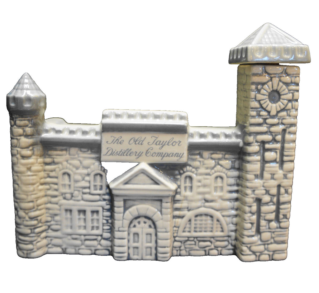 Old Tayor Distillery Company Kentucky Castle Decanter 1968 Hand Painted