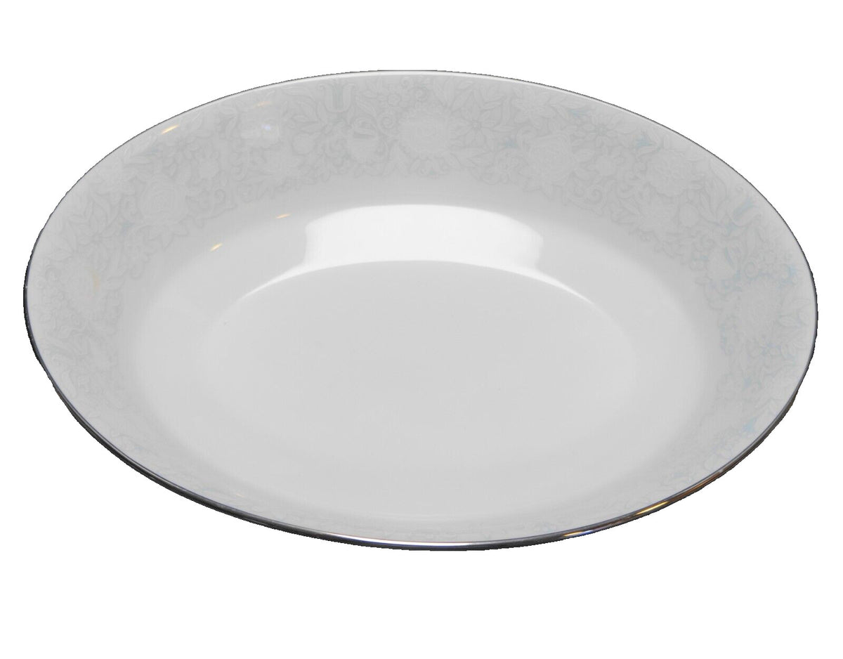 Noritake Ravel Blue White Floral Oval Bowl