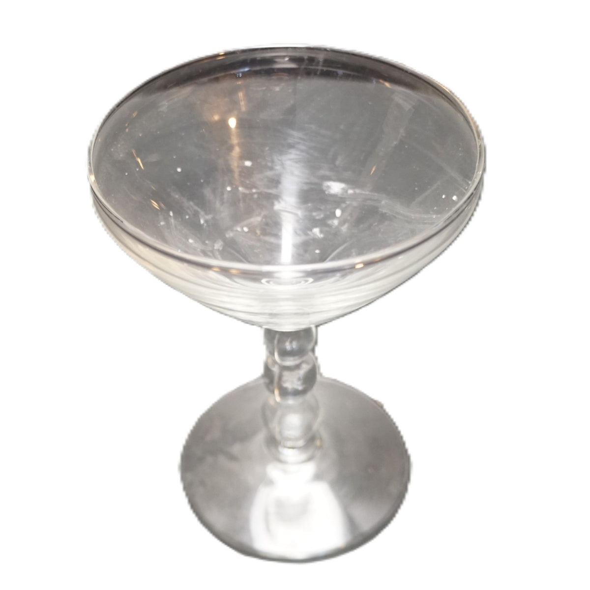 Libbey Knob Hill Stacked Ball Stem Champagne Tall Sherbet