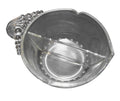 Heisey Fern Divided Mayo Bowl Elegant Glass