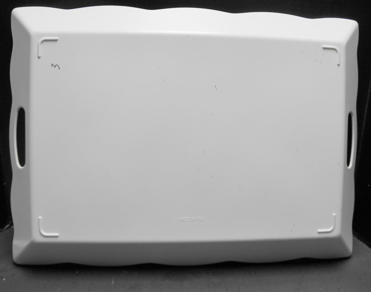 Ice Cream Decorated Melamine Serving Tray Made in Italy Large 21 x 15