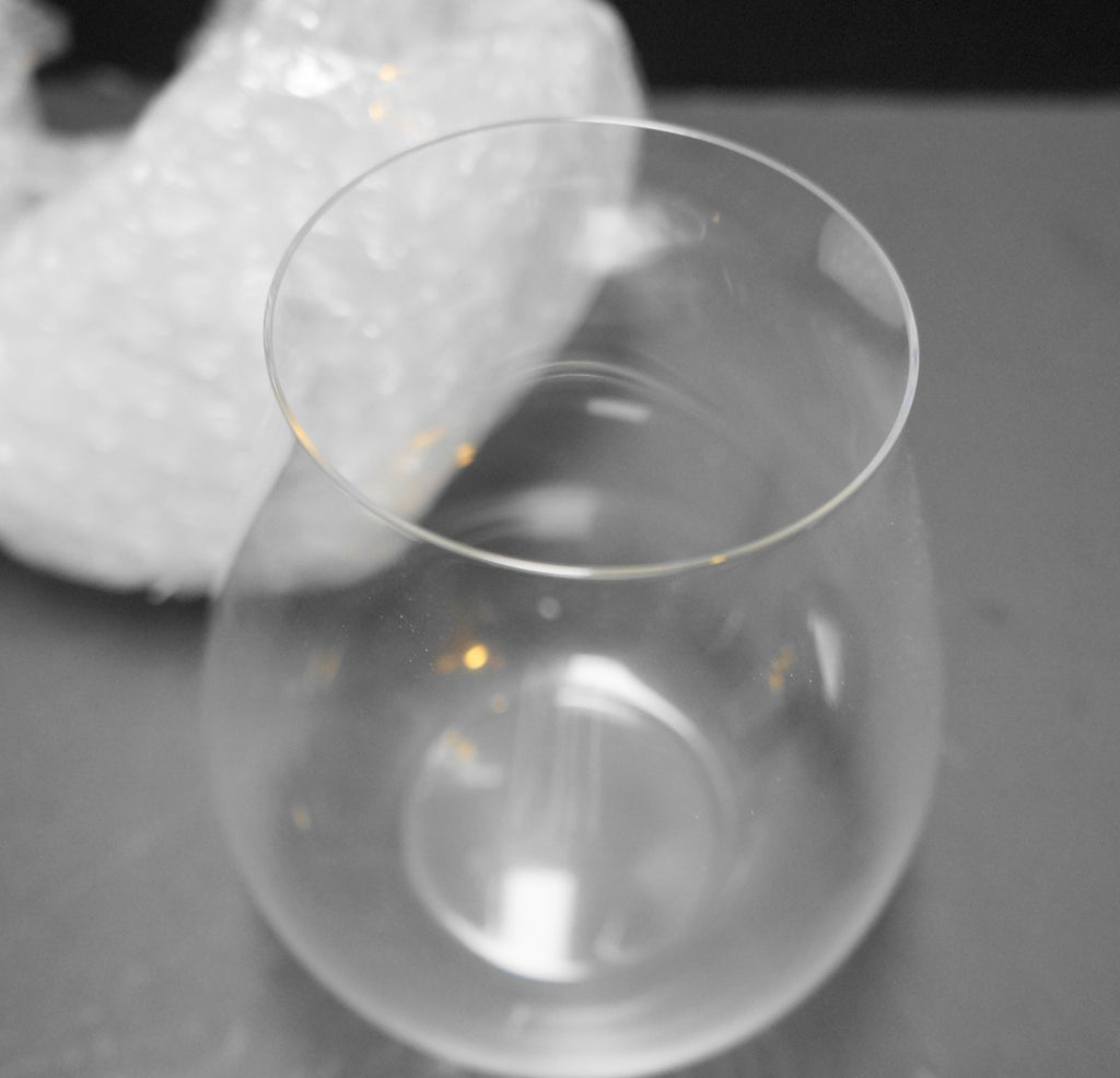 Riedel Crystal O Stemless Gin Tonic Glasses Pair Blown Glass