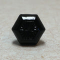Reproduction Black Depression Glass Cabinet Knob Drawer Pull Self Screw