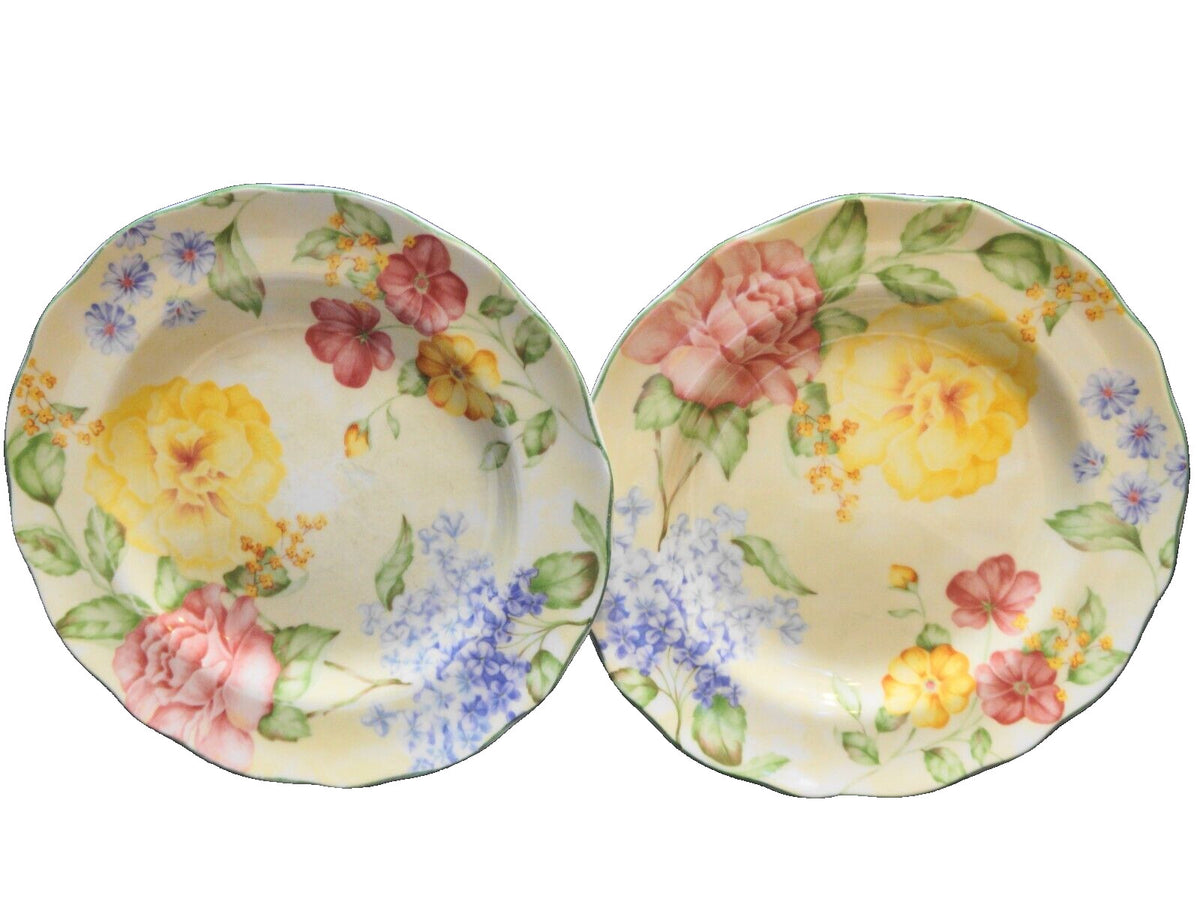 Westbury Court Jessical McClintock Dinner Plates Pair Used