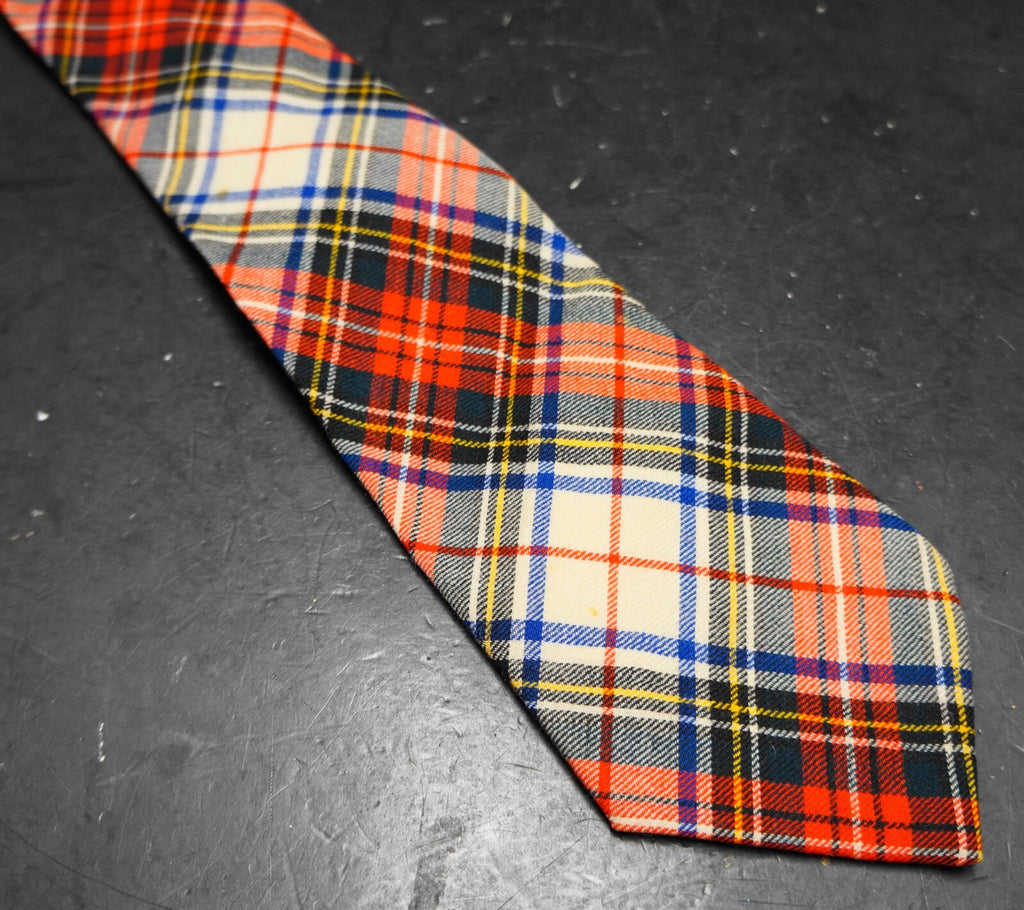 Watson Brothers Viyella Wool Plaid Tartan Necktie