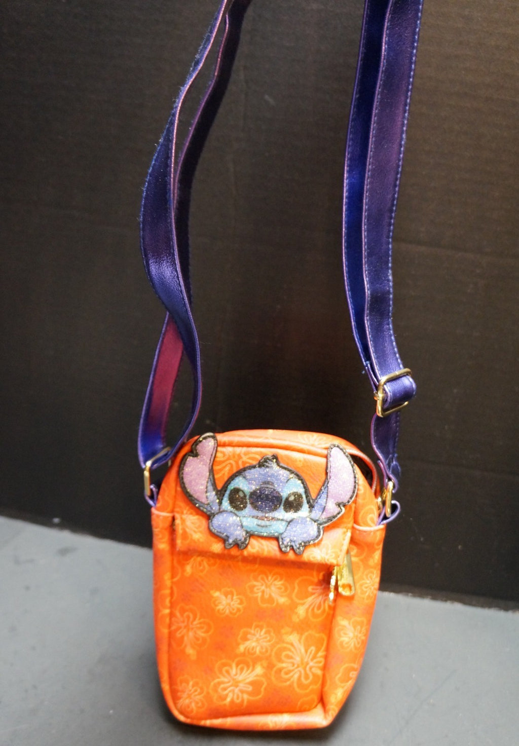 Buckle Down Lilo & Stitch Disney Red Hibiscus Crossbody Purse
