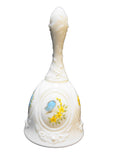 Fenton Medallion Butterflies Milk Glass Bell