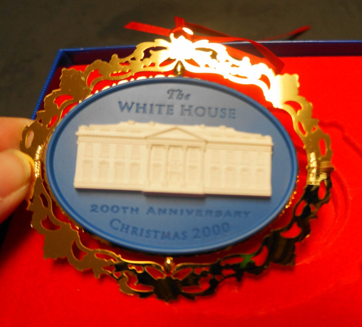 White House Historical Association Christmas Ornament 2000 200th Anniversary