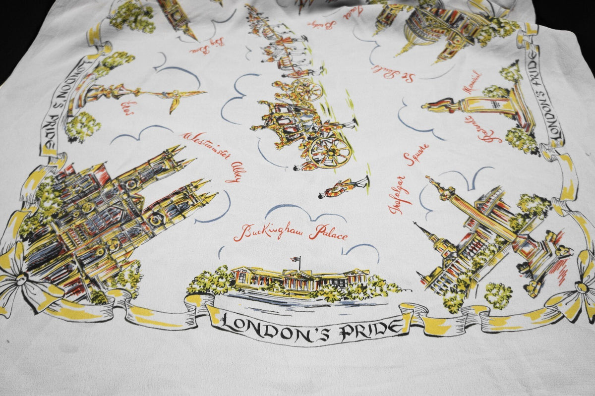 London's Pride Souvenir Scarf Pale Purple Lavender Crepe