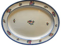 Booth's England T. Goode & Co London Blue Trim Fruit Pattern Large Platter 16"