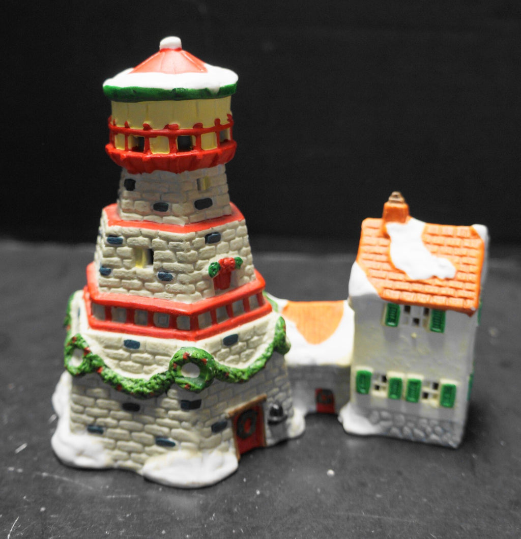 NOMA New England Christmas Village Lighthouse 1996