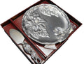 Arthur Court Magnolia Cheese Plate Server Set in Box