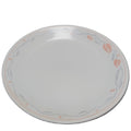 Corelle St Clair Dinner Plates Set of 3 Pink Tulips Gray Leaves
