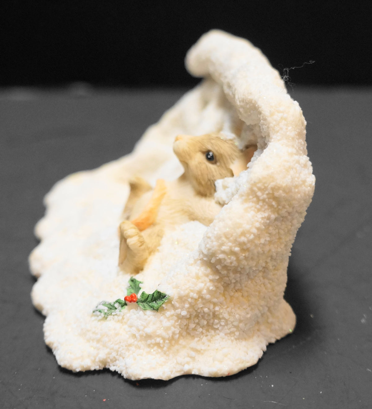 Charming Tails Silvestri Maxine Making Snow Angels Figurine 1994 Fitz and Floyd