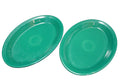 Homer Laughlin Fiesta Evergreen Large Oval Platters 13 1/2 IN Pair