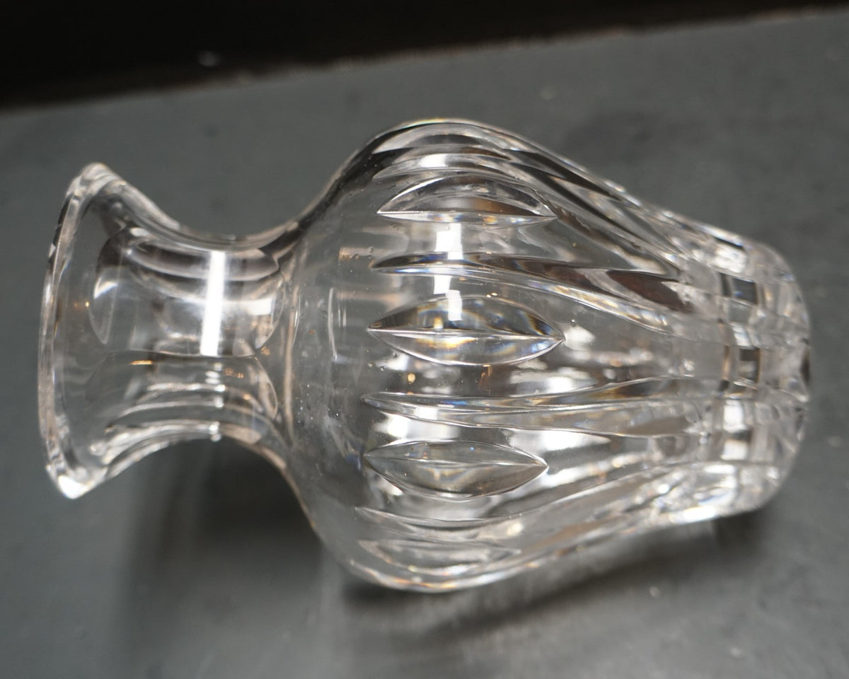 Waterford Sheridan Crystal Bouquet Vase 6Ã¢â‚¬Â Elegant Vertical Cuts