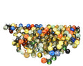 Vintage Glass Marbles Opaque Cat Eyes Mixed Lot 123