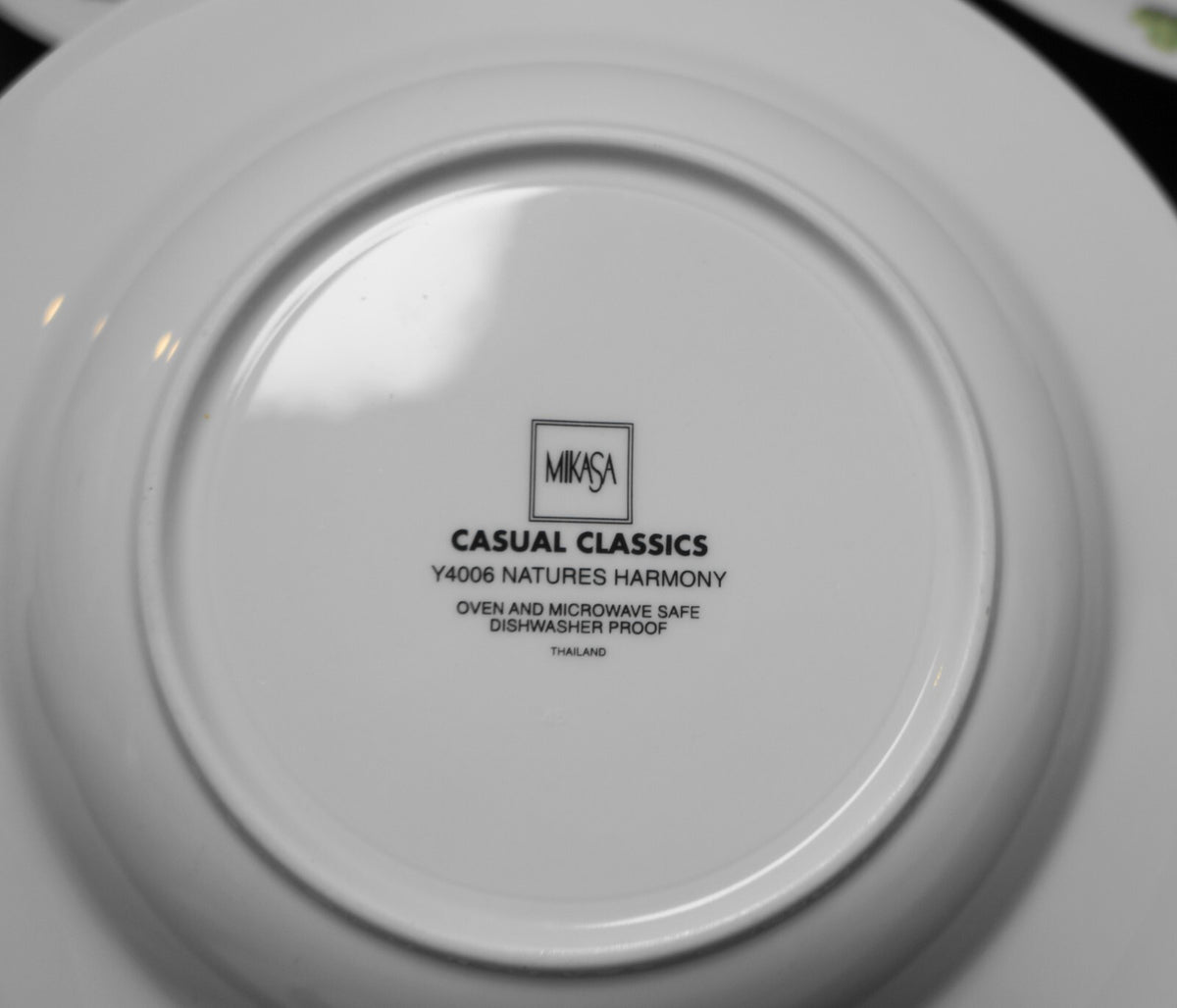 Mikasa Nature's Harmony Rimmed Soup Bowls Set of 3
