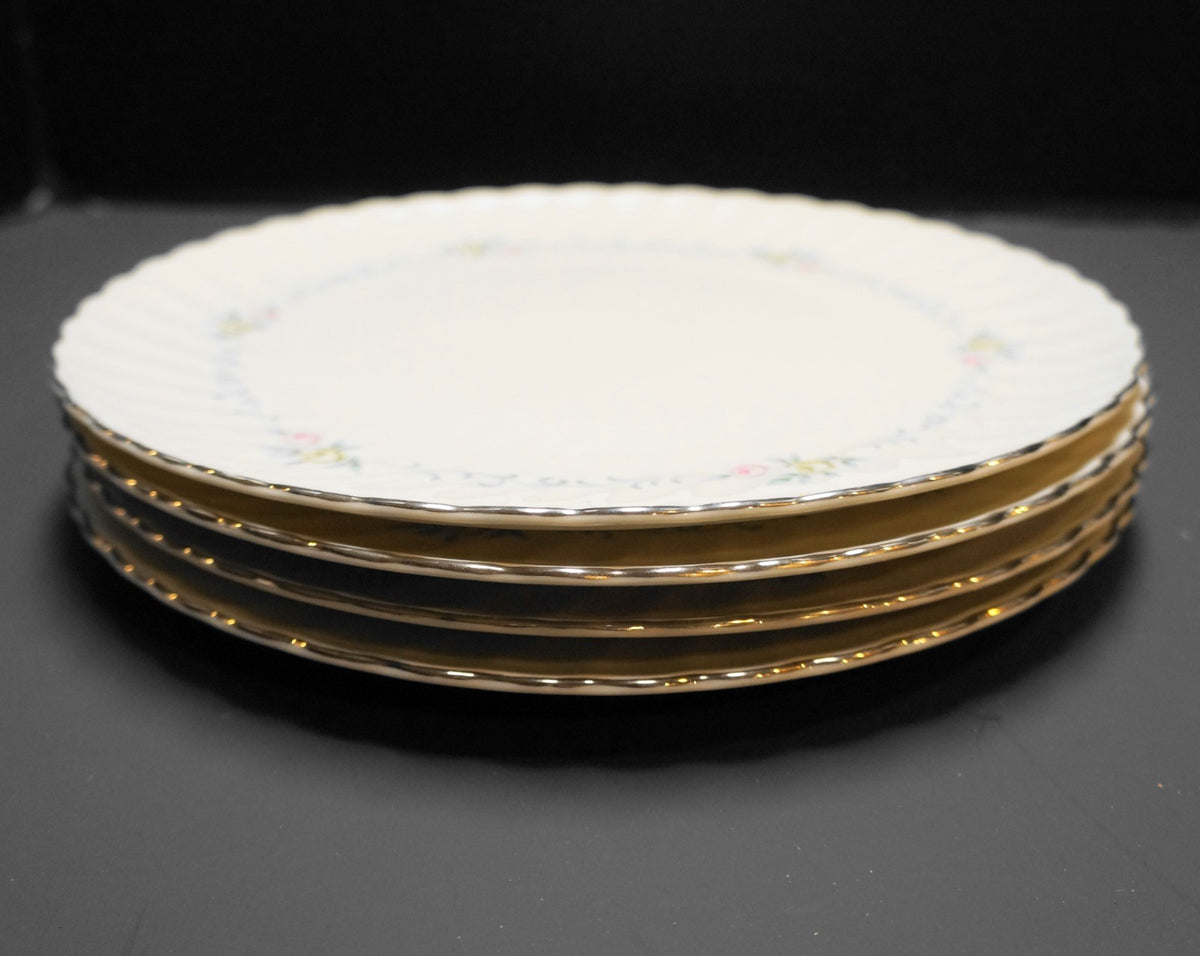 Syracuse Sweetheart Dinner Plates Set of 7 Silhouette Fine China