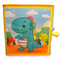 Schylling Baby Dino Jack in the Box GUC 2019 Lilthographed Metal