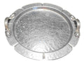 Continental Silverlook Hand Wrought Aluminum Round Handled Tray