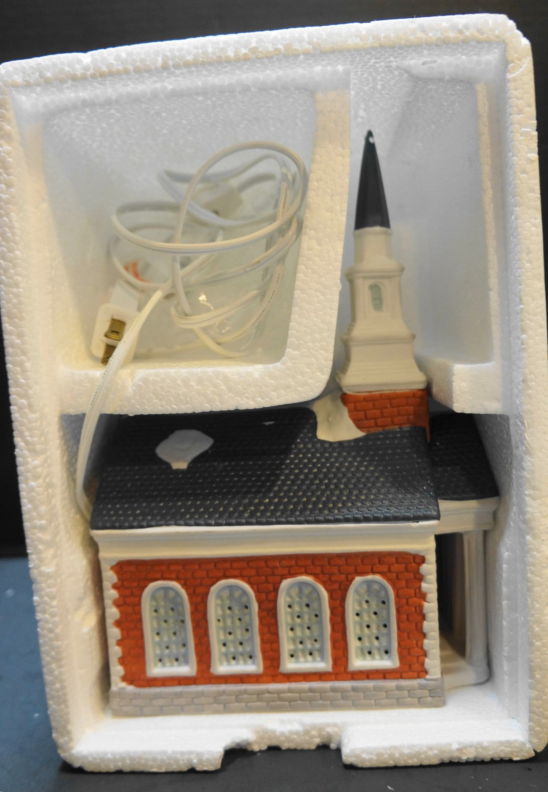 Heartland Valley Dickens Keepsake Church Lamp Christmas Village