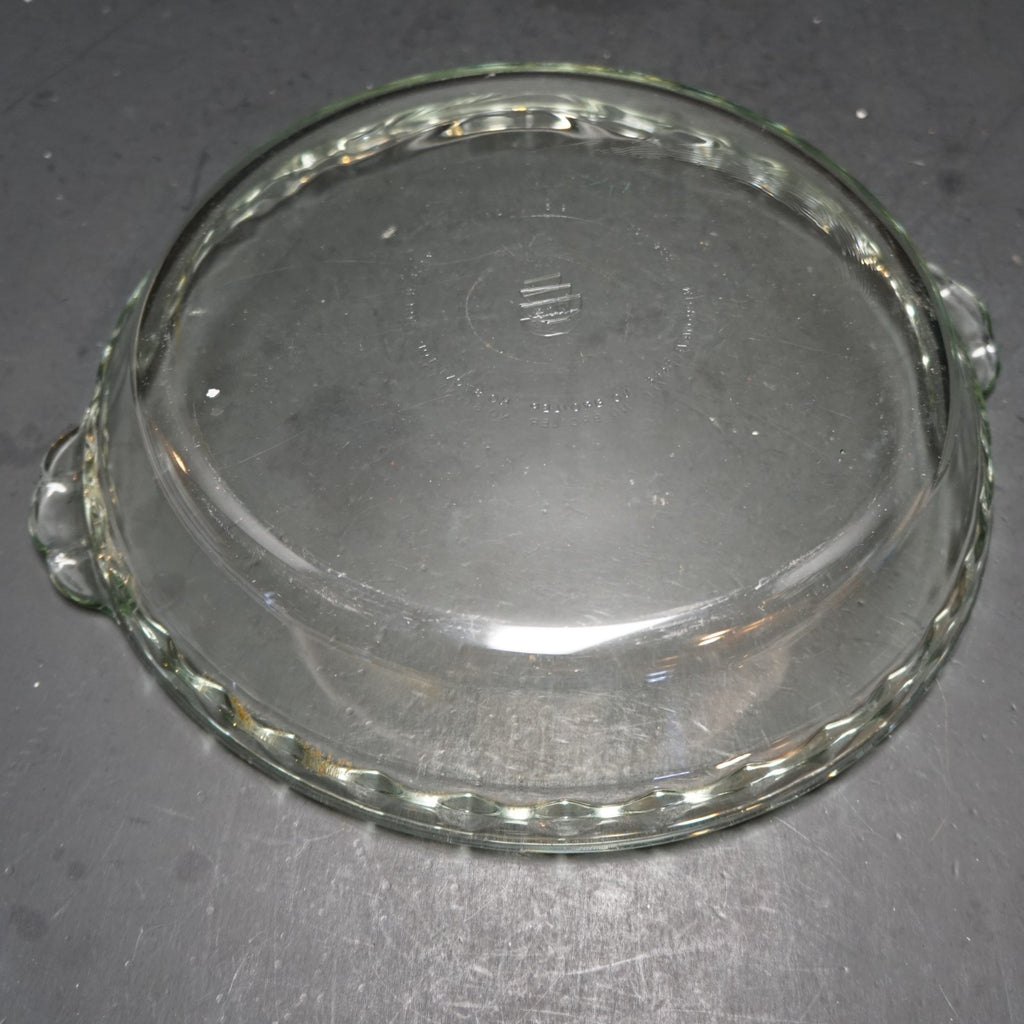 Martha Stewart Green Glass Deep Pie Plate Pan Baking Dish