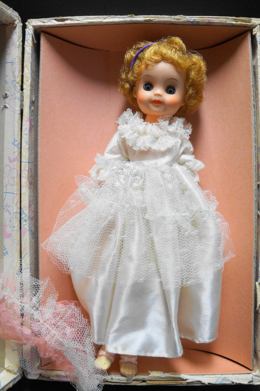 Sears Happi-Time Plastic Doll 1950s 14"