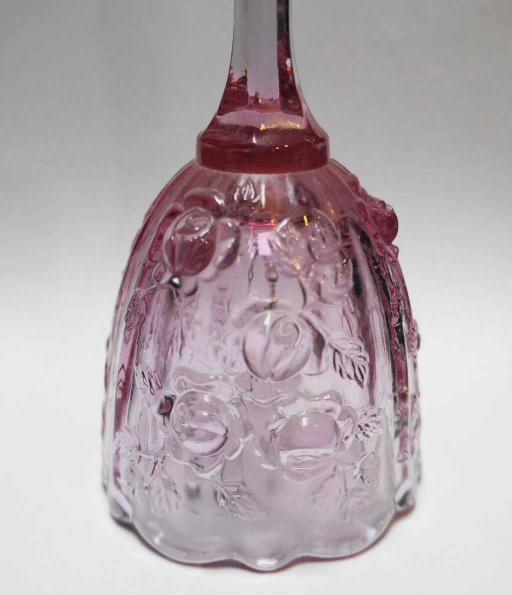 Fenton Colonial Pink Dusty Rose Bell Scalloped Rim