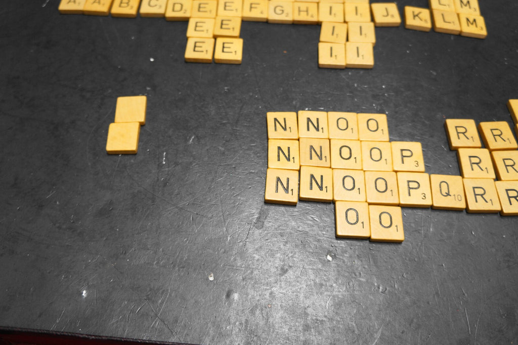 Vintage 1953 Scrabble Set Complete Selchow and Righter