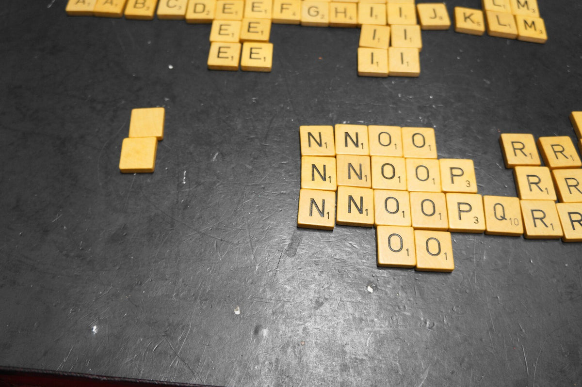 Vintage 1953 Scrabble Set Complete Selchow and Righter