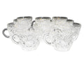 Anchor Hocking Arlington Punch Cups Set of 11 Clear Glass