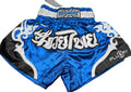 Fluory Muai Thai MMA Boxing Shorts Blue M Medium NWT