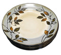 Pfaltzgraff Everyday Rustic Leaves Set Of 7 Salad Dessert Plates Stoneware 8 3/4
