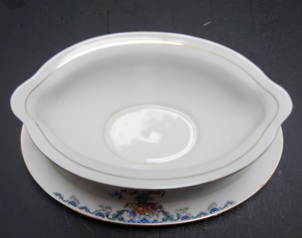 Royal Bayreuth Bavaria Franklin Gravy Boat Floral