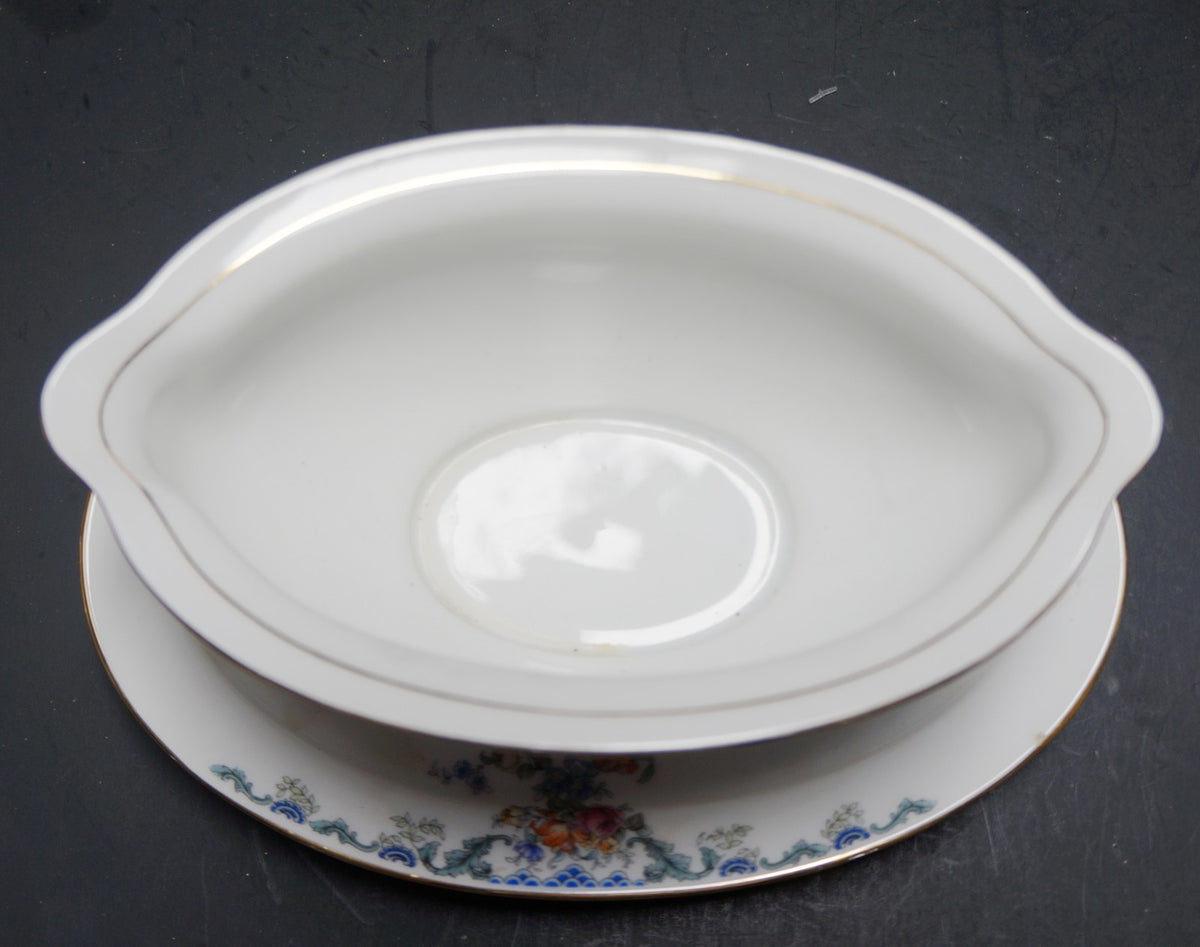 Royal Bayreuth Bavaria Franklin Gravy Boat Floral