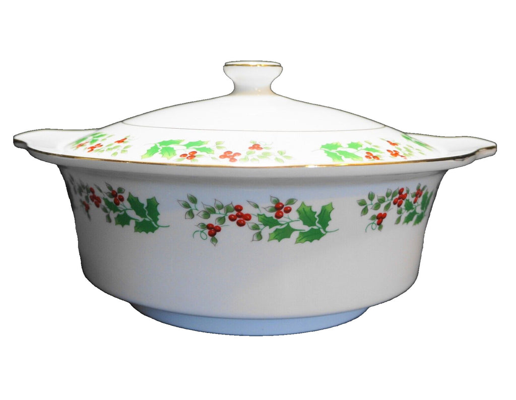 GIbson Christmas Charm Delight Harmony Covered Vegetable