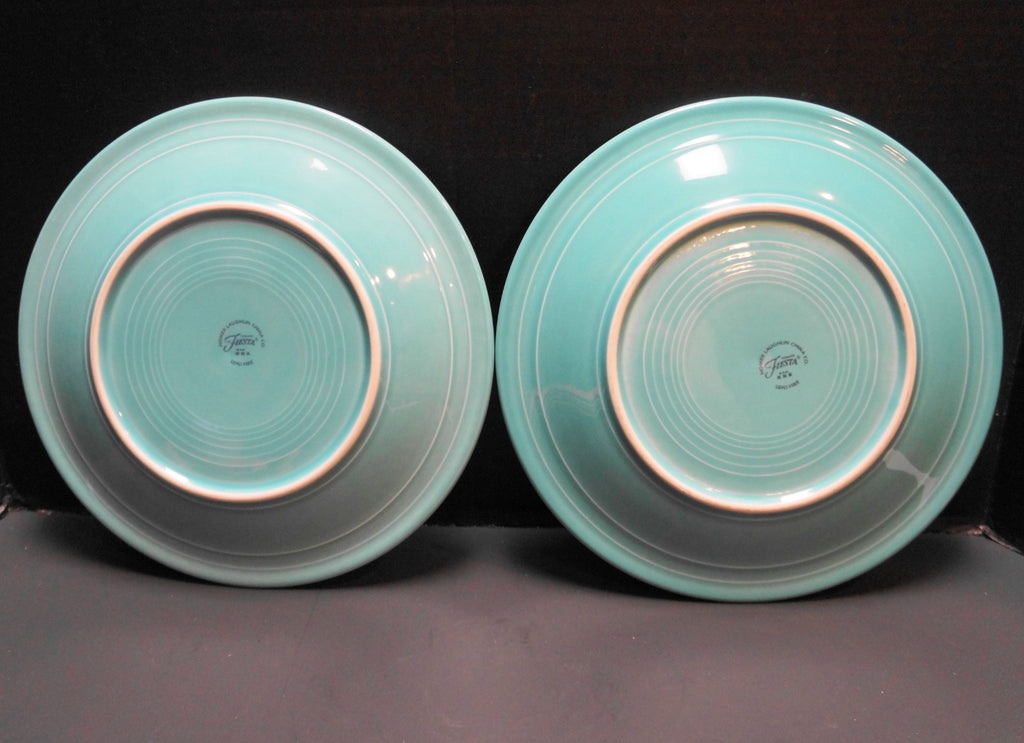 Homer Laughlin Fiesta Fiestaware Green Dinner Plates Pair Recent