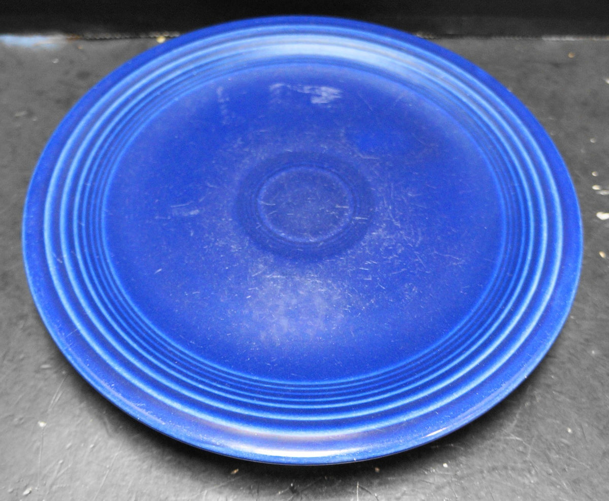 Homer Laughlin Fiesta Fiestaware Cobalt Blue Salad Plates Pair