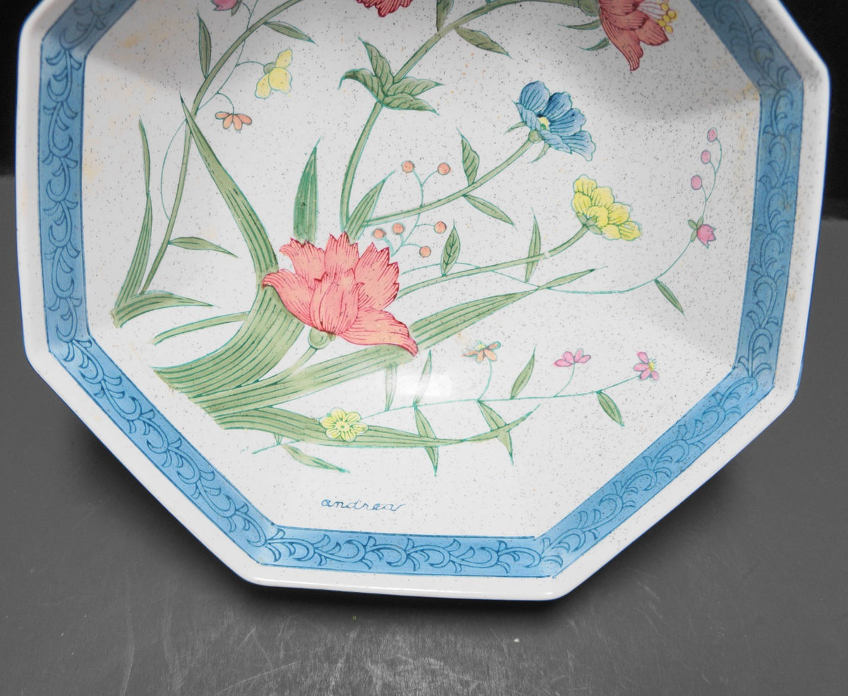 Andrea by Sadek Fleur de Chantilly Serving Bowl Octagon