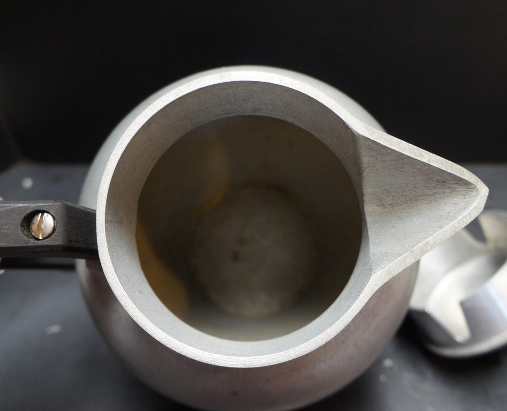 Banner Cook Ware Cast Aluminum Coffee Pot Wood Handles
