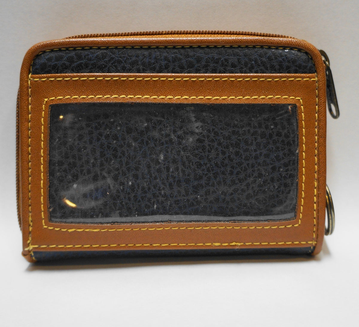 Navy Blue Esprit For The Nineties PVC Pebbled Wallet