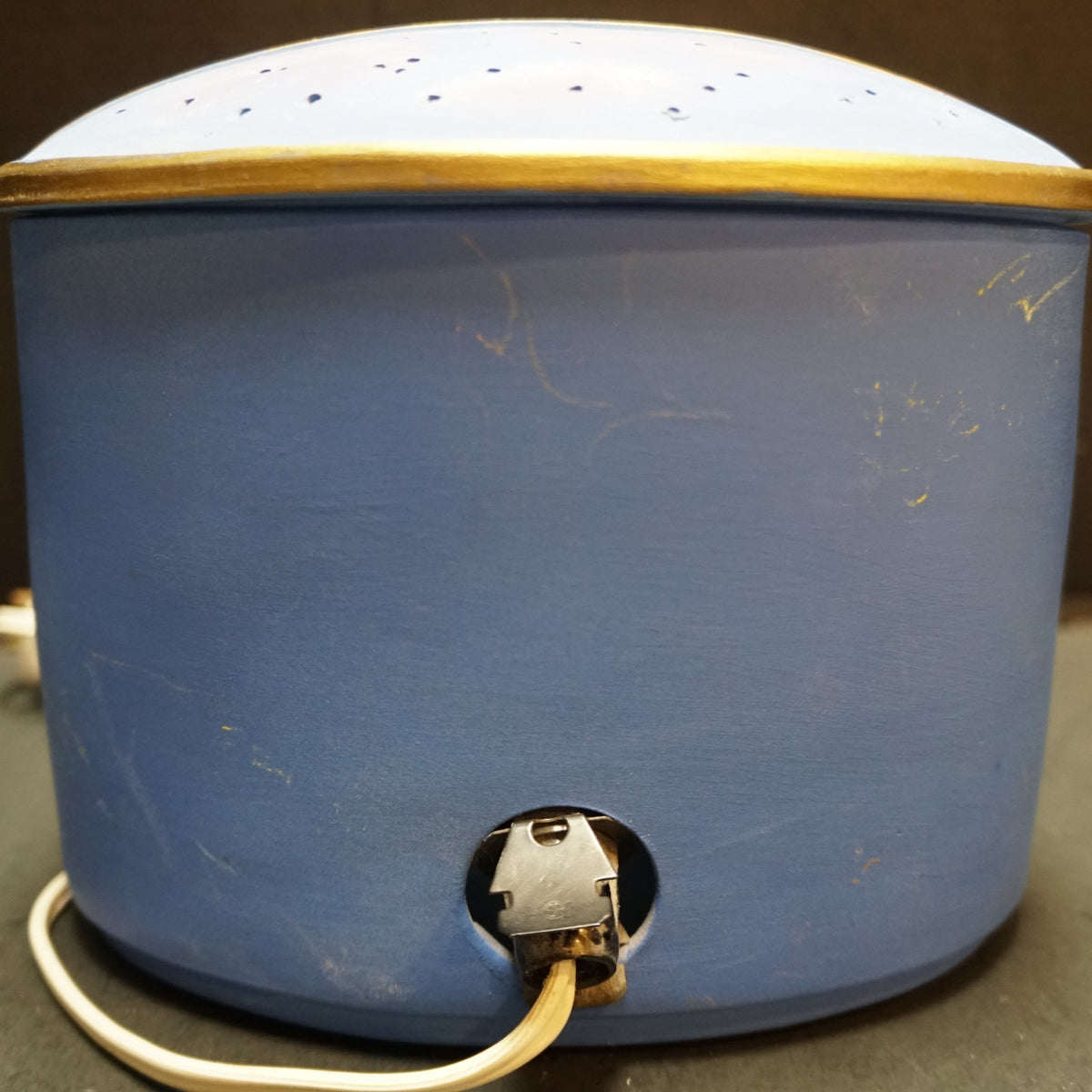 Hand Painted Ceramic Beach Scene Nightlight Lamp